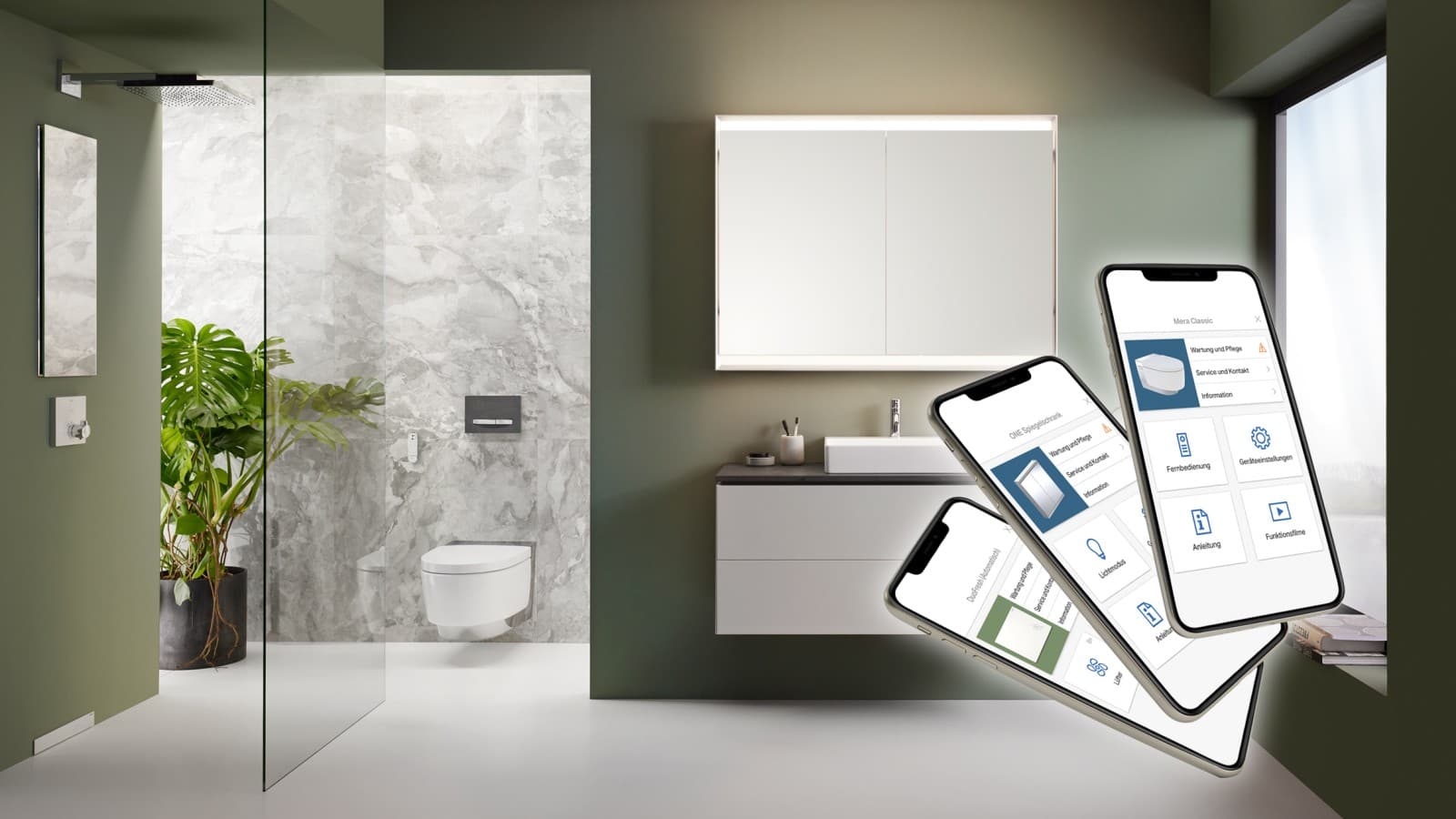 Geberit Home for convenient operation of various Geberit bathroom products Geberit Home for convenient operation of various Geberit bathroom products